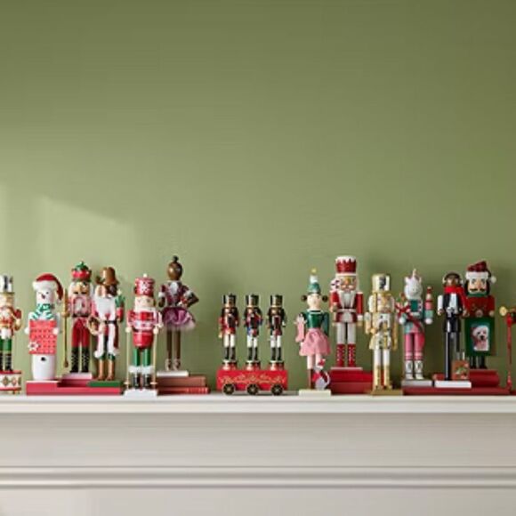 Ballerina Girl Wood Nutcracker 14” Women Kids Christmas Home Decor New - Picture 3 of 3